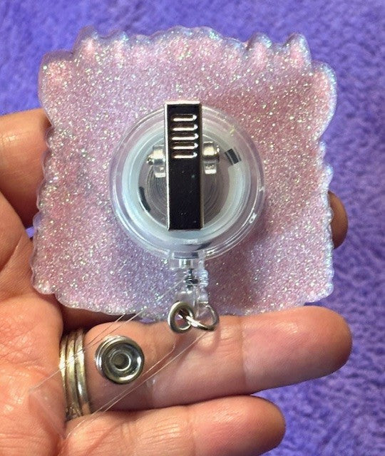 Cow in Pink Tutu Badge Reel