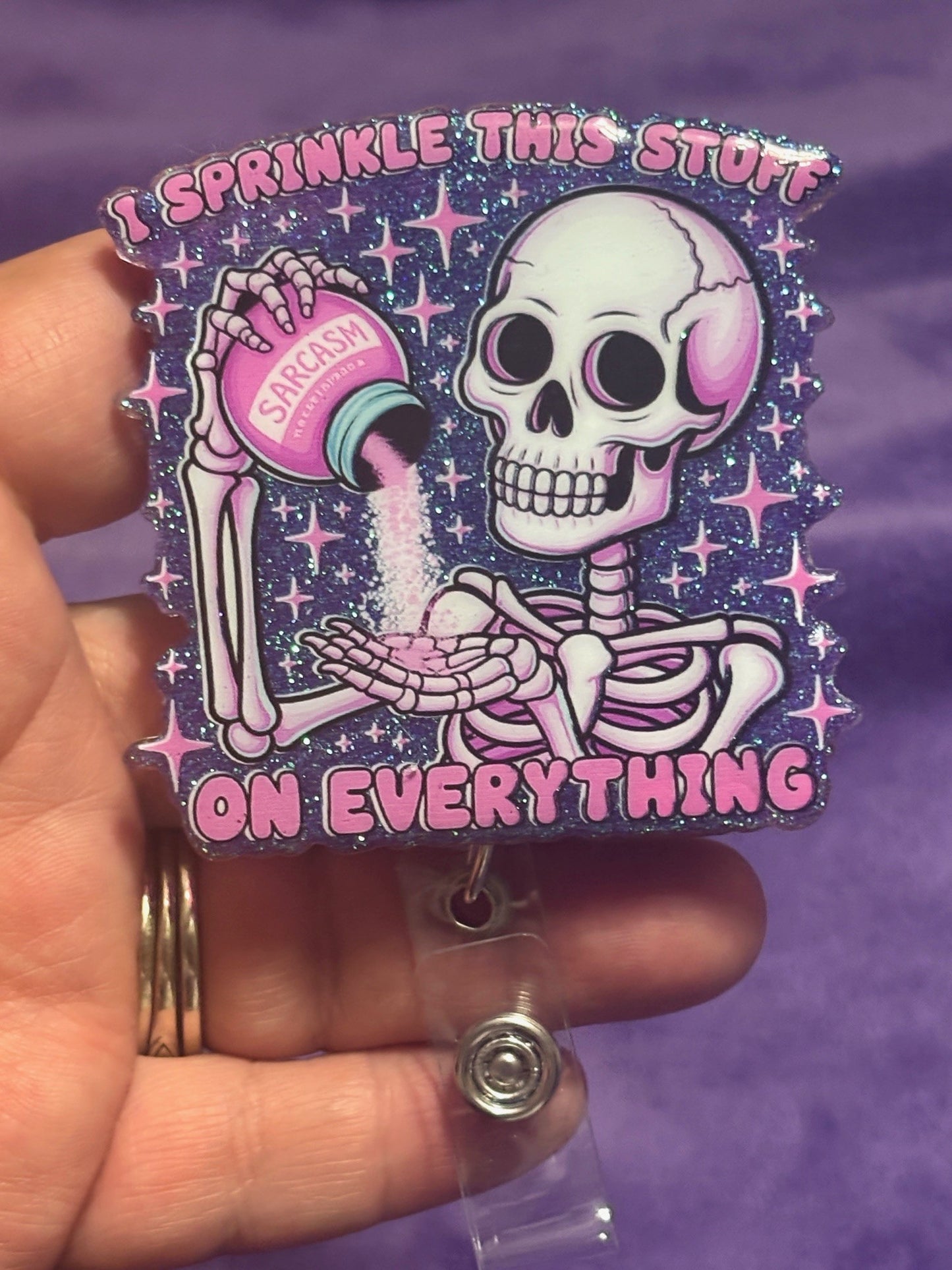 "I Sprinkle This Stuff on Everything" Badge Rell