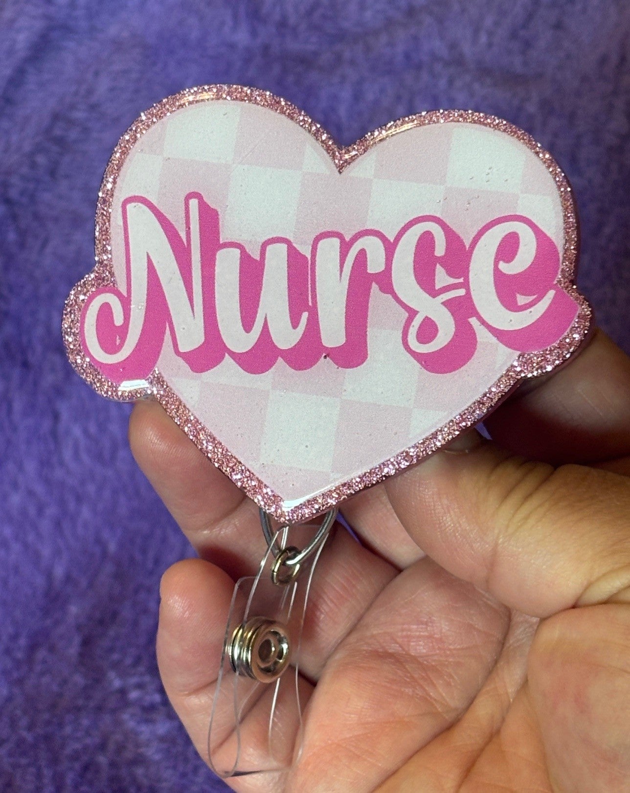 Nurse Heart Badge Reel