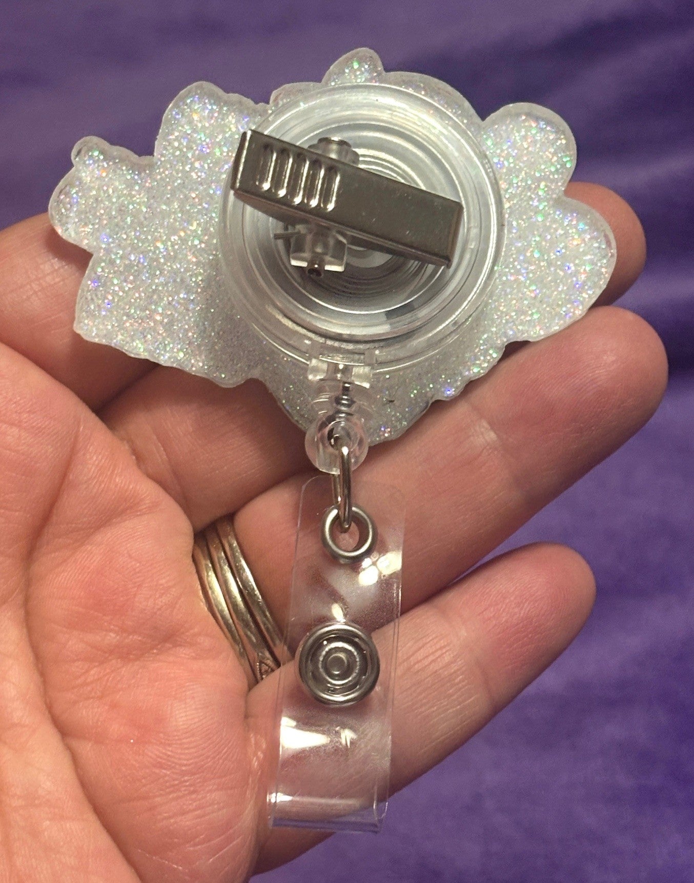 "Zero Pickles Given" Badge Reel with Alligator Clip