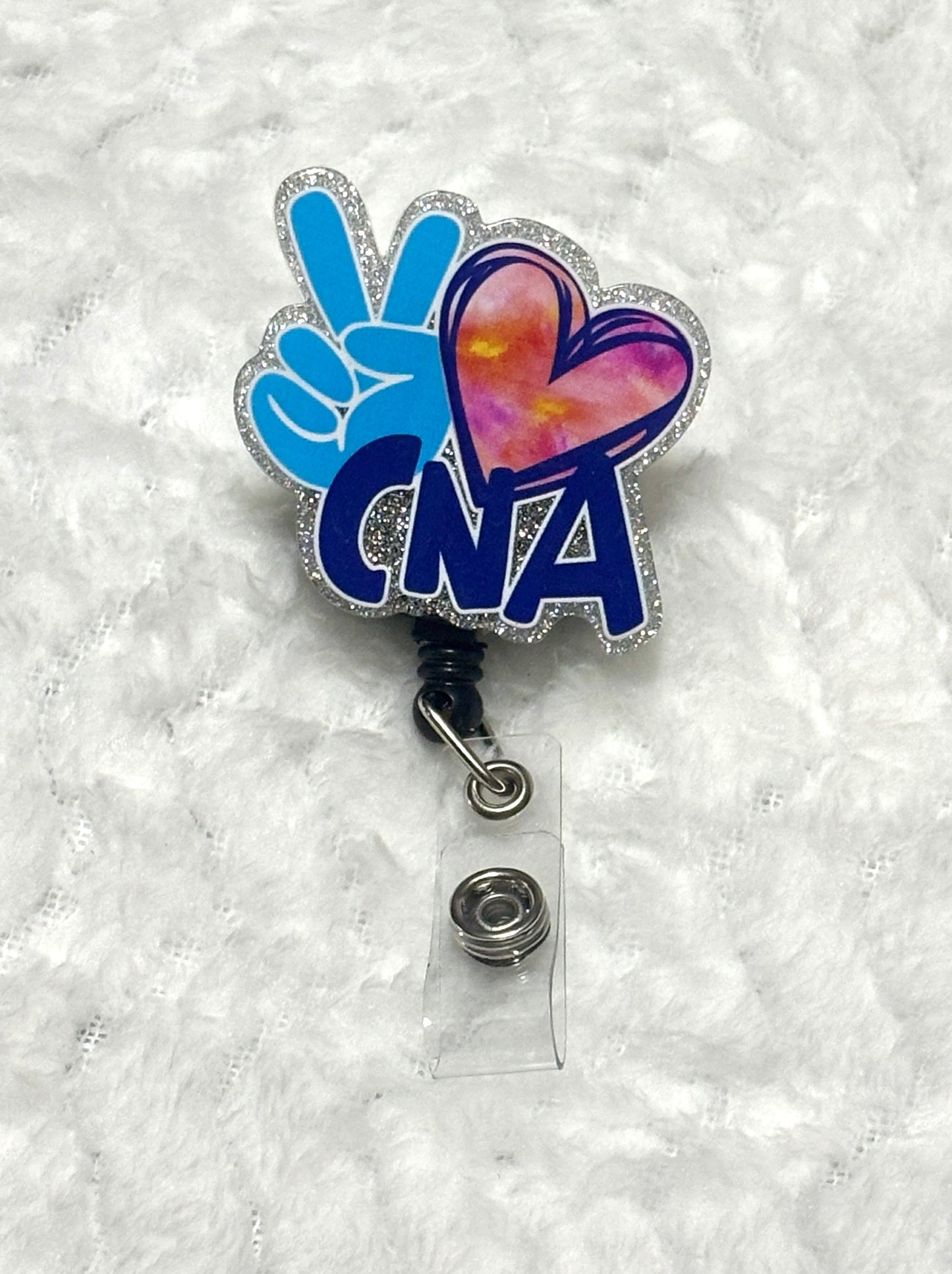 “CNA” Badge Reel with Alligator clip