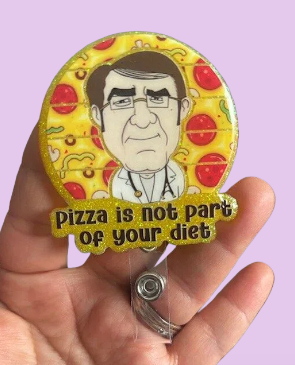 "Pizza is Not Part of Your Diet" Badge Reel