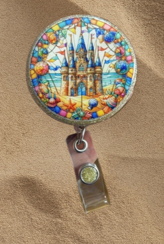 Stained Glass Sandcastle
