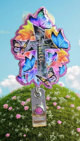 Purple Cross of Faith