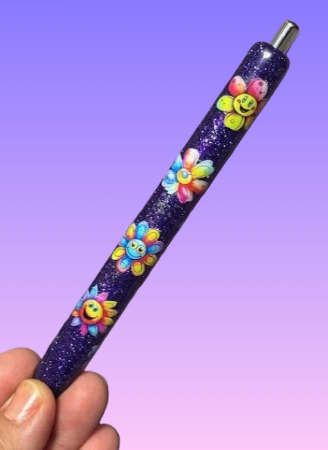 Smiley Flower pen