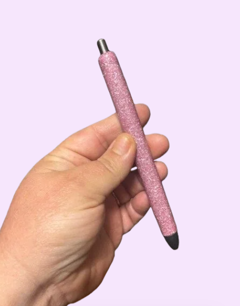 Solid Glitter Resin Pens (Various Colors)