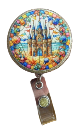 Stained Glass Sandcastle