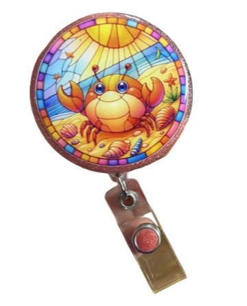 Stained Glass Crab