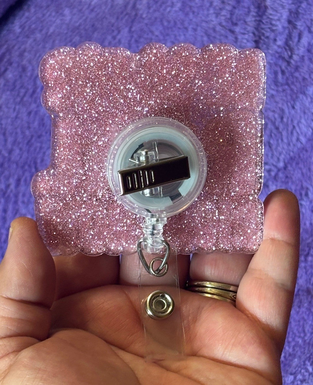 "Be so for real right now" Resin Badge Reel