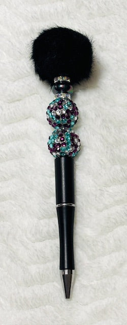 Hair Ball Beaded Pens