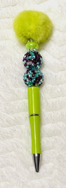 Hair Ball Beaded Pens
