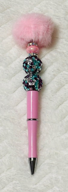 Hair Ball Beaded Pens
