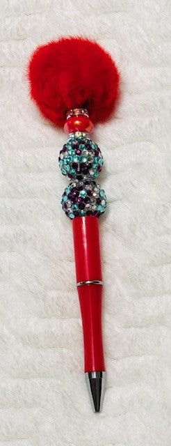 Hair Ball Beaded Pens