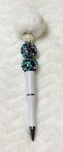 Hair Ball Beaded Pens