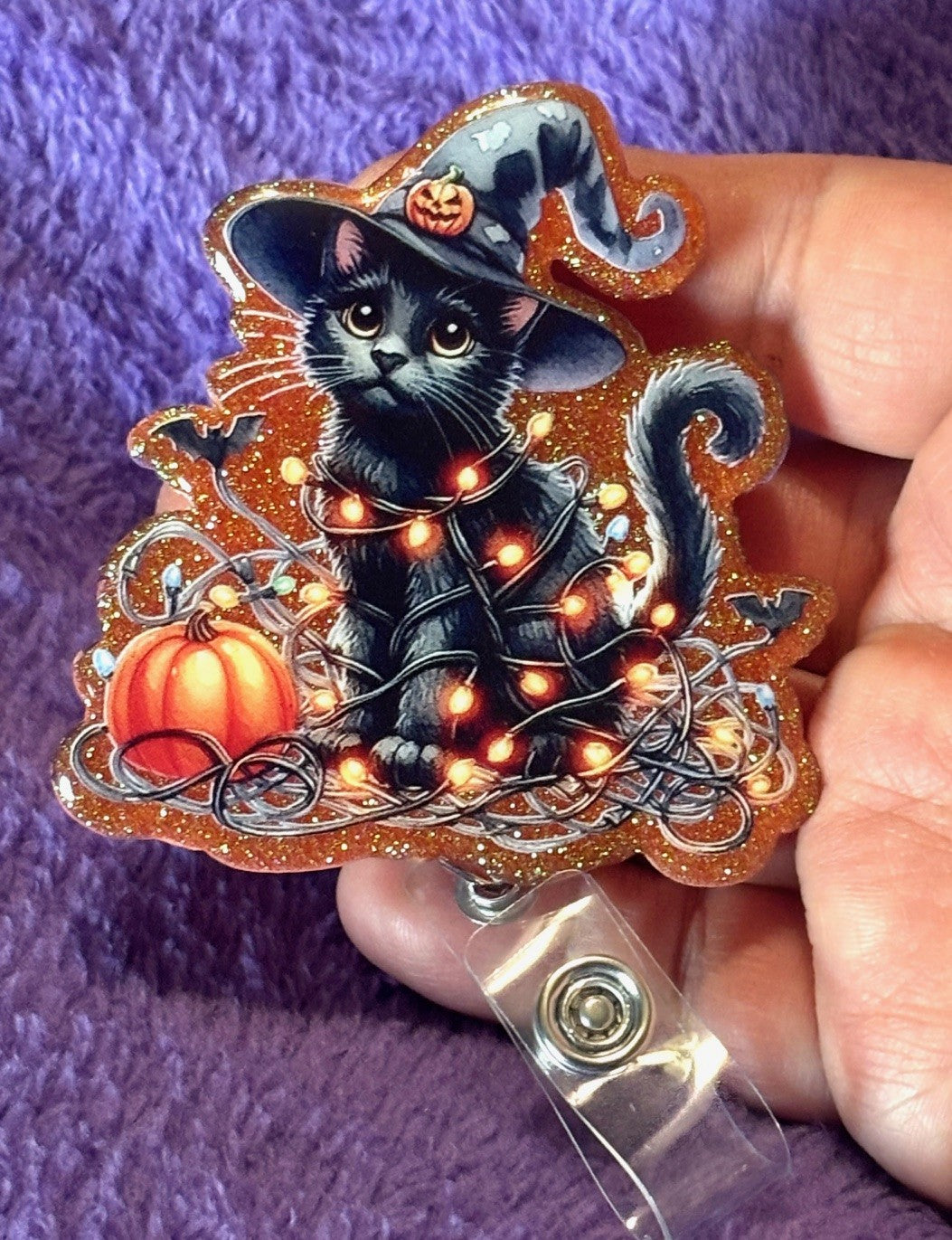 Black Halloween Cat