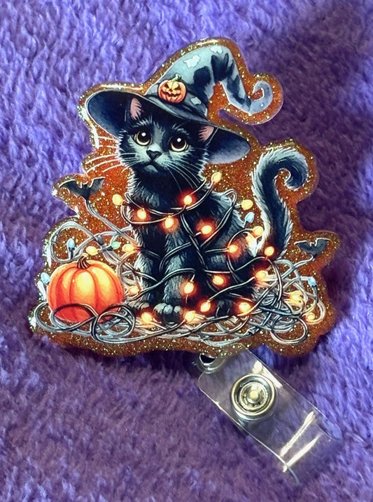 Black Halloween Cat