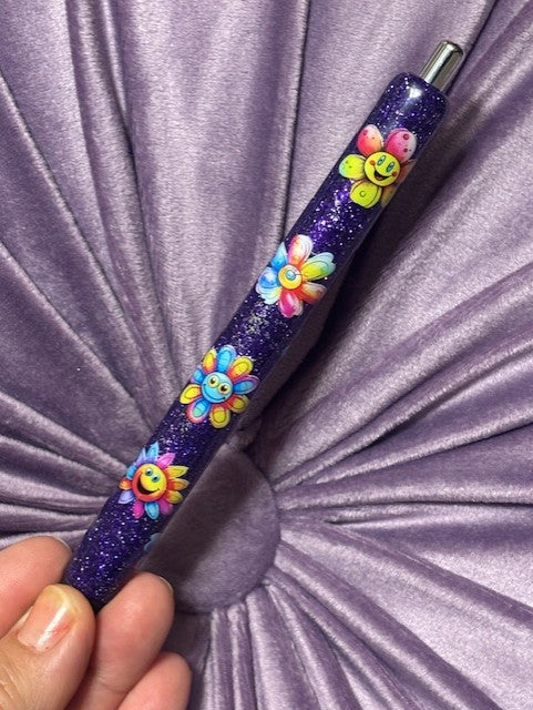 Smiley Flower pen