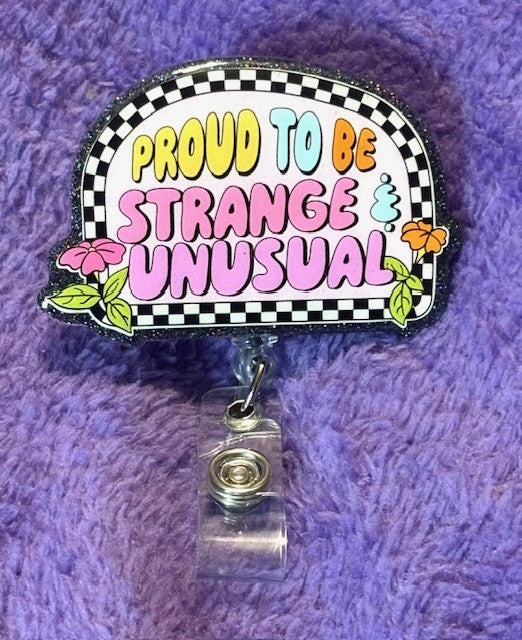"Proud to be Strange and Unusual" Badge Reel